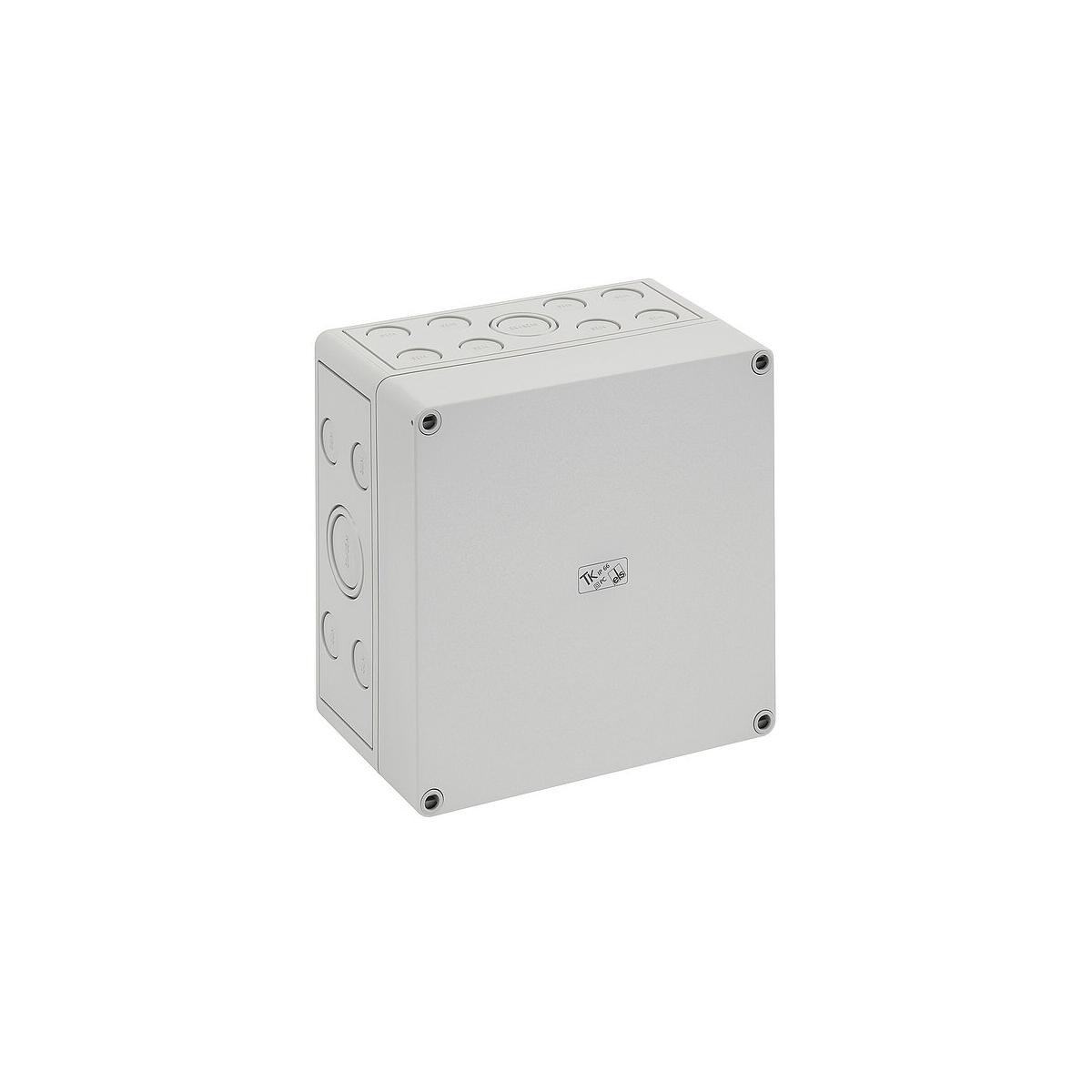 Spelsberg TK PC 1818-11-m Leergehäuse, metrische Vorprägungen, IP66, 182x180x111 mm, grau (12790701)