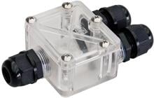 EVN IP67-Verteilerbox, 3-pol., klar, max. 250V (RMV3P)