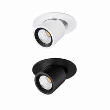 Beneito Faure NANO OXO R LED-Einbaustrahler, Rund, 4W 45° ausziehbar/schwenkbar/drehbar CCT SWITCH 2.700K/3.000K/4.000K CRI>90