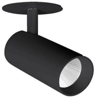 Brumberg TRAXX MICRO LED-Halbeinbau-Richtstrahler 230 V AC, 50Hz, 11W, 1385lm, 30°, 3.000K, CRI > 90, rund, drehö und schwenkbar, DALI dimmbar, schwar