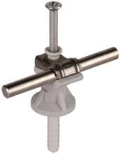 Dehn LH DFI DQ 6.10 V2A H30 GR Leitungshalter, DEHNfix, für Rd 6-10mm, H 30mm, Schlagdübel 8x45, NIRO, grau(250001)