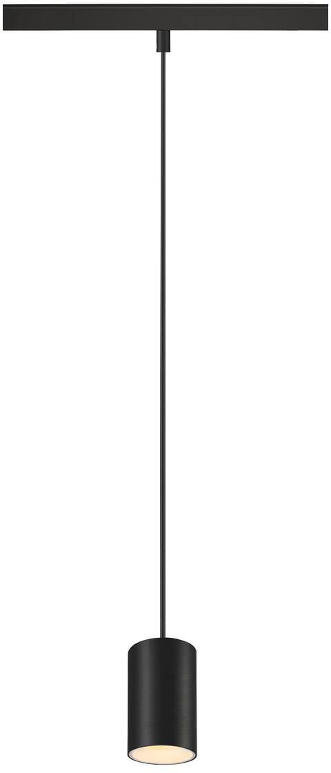 SLV 48V TRACK NUMINOS XS DALI, Pendelleuchte, schwarz / weiß, 8.7W, 700lm, 3000K, CRI90, 40° (1006781)