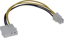 InLine Stromadapter intern, 4pol Netzteil zu 4pol Mainboard, 0,20m (26632)