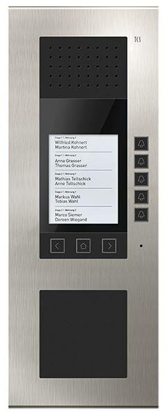 TCS ADA59210-0030 Video Aufputz Außenstation, Serie ADX5, mit Display, für bis zu 30 Wohneinheiten