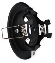 DEKO-LIGHT Deckeneinbauring, spannungskonstant, 12V AC/DC, GU5.3 / MR16, 1x max. 50,00 W, signalschwarz (686864)