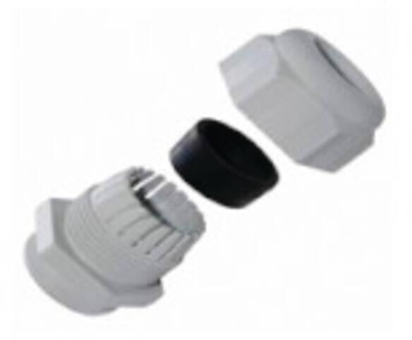 Plica KV PG29 PA 6 Kabelverschraubung, PG 29, Polyamid, lichtgrau (935343029)