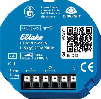 Eltako FD62NP-230V Funk-Universal-Dimmaktor ohne N-Anschluss (30100537)
