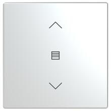Busch-Jaeger LFJW/A.1.63.11-866 Wippe, free@home, carat, 1-fach, Symbol Jalousie, edelstahl (2CKA006199A0206)
