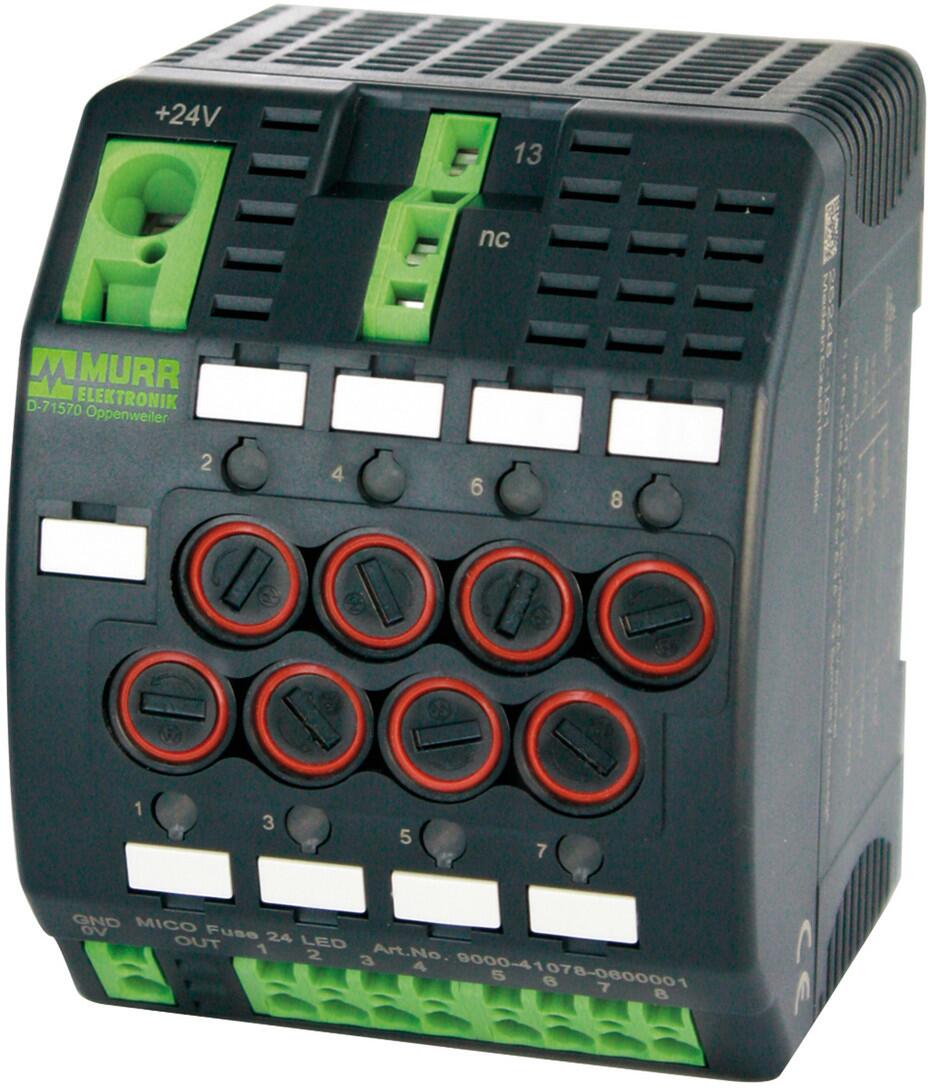 Murr 9000-41078-0600001 Mico fuse 24 LED Sicherungshalter, 5x20mm, 8 ...