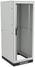 Enoc 19" Standschrank, 42 HE, Passiv, 800x800x2100, Frontsichttür mit Schwenkhebelgriff, Zylinderschloss, weiß (F1 81021-DE1-PA-G)