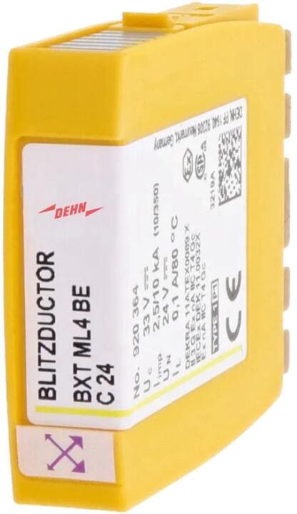 Dehn BXT ML4 BE C 24 Kombiableiter-Modul für 2 Doppeladern BLITZDUCTOR XT mit LifeCheck (920364)