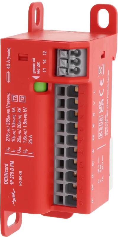 Dehn DCOR 1P 275 D FM Überspannungsableiter Typ 2+3 DEHNcord 1-phasig mit DALI-Schnittstelle (900438)