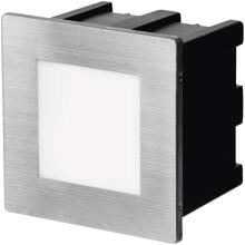 EMOS ZC0111 LED-Treppenlicht, 2W, 80x80mm, Neutralweiß, IP65, Edelstahl (1545000110)