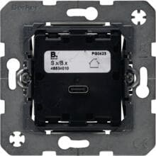 Berker 48604010 USB-C PD Power Modul, Ladedose, 65W, S/B