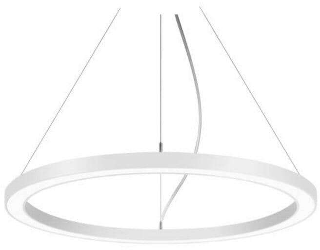 Brumberg BIRO CIRCLE LED-Pendel-Ringleuchte, D=450mm, H=50mm, 30W, 4491lm, 2700-6500K, direkt, Tunable White DALI DT8 dimmbar, weiß (13835178)