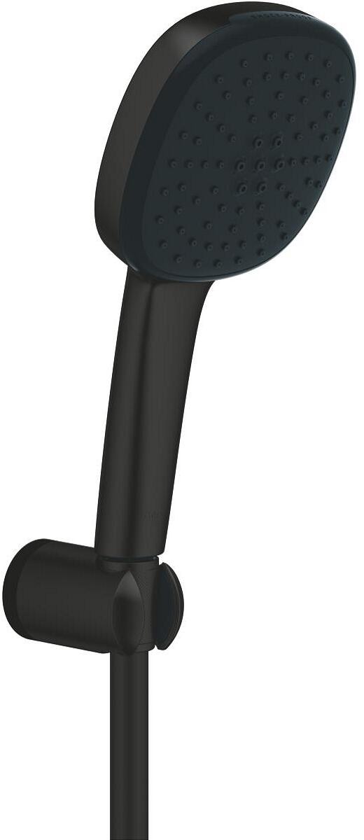 GROHE Vitalio Comfort 110 Wandhalterset, 2 Strahlarten, Quickfix, mattschwarz (263992431)
