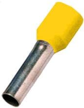 Intercable ICIAE2522 isolierte Aderendhülse DIN46228T4, 25mm²x22mm, gelb, 50 Stück (180786)