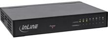 InLine Gigabit Switch 8x, 10/100/1000, Desktop, Metall, lüfterlos, gesch. Ports (32308M)