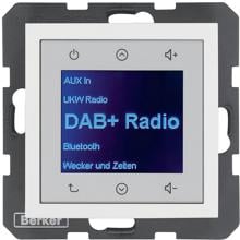 Berker 30848989 Radio Touch UP DAB+ BT S.1/B.x, Polarweiß glänzend