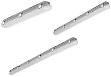 Brumberg HUMID ONE PRO LED-Feuchtraum-Wannenleuchte, 4000K, IP65, IK08, DALI dimmbar, grau