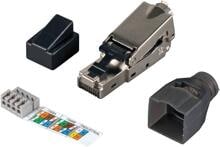 EFB-Elektronik 88035.1 RJ45 Stecker STP, Cat.6, feldkonfektionierbar, silber