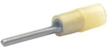 Klauke 715 Stiftkabelschuhe, 4-6qmm, 26mm lang, gelb