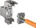 EFB RJ45 Keystone Slimline/ Shortbody Cat.6A Komponentenzertifiziert, silber (E-20094)