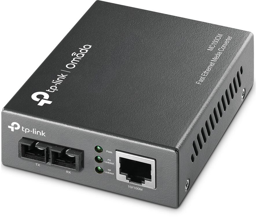TP-Link Omada 10/100Mbps Multi-Mode Media Converter (MC100CM)