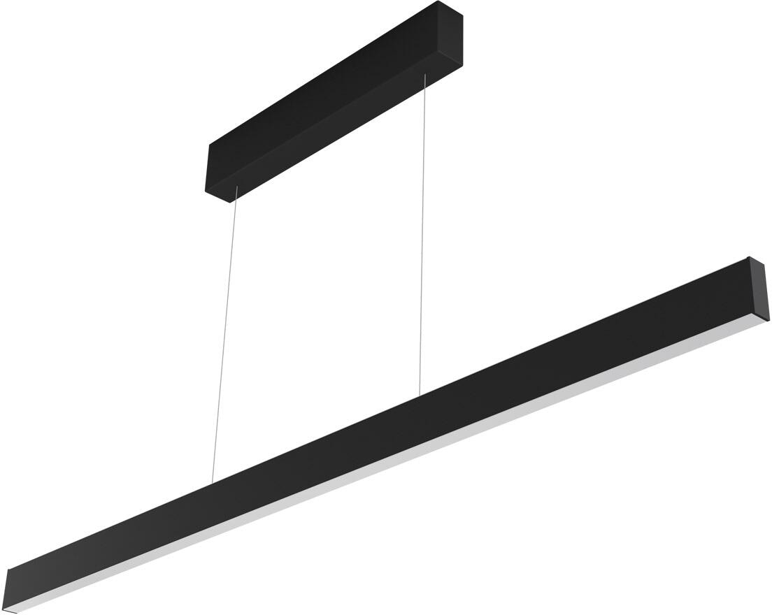 EVN DROP SWING LED Pendelleuchte, linear, IP20, 220-240V/AC/DC, 40W (20W Down und 20W Up), 3000K, 4000K, 1720lm, 1840lm, schwarz (LTS100925)