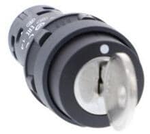 Schneider Electric Schlüsselschalter, Harmony XB7, Monoblock, Kunststoff, Ø22mm, schwarz, 2S, 3 Stellungen, Schraubklemme (XB7NG33)