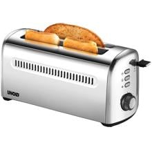Unold 38366 4er Retro Toaster, 1250-1500W, Auftauen, Aufwärmen, 7 Röstgrade, Edelstahl