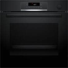 Bosch HRG532BB3 Serie 4 EEK: A+ Einbaubackofen mit Dampfunterstützung, 71 L, 60 cm breit, 3D-Heißluft, AutoPilot 15, Eco Clean-Programm, Hydrolytisch, schwarz