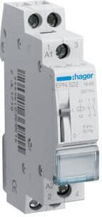 Hager EPN524 Fernschalter 2 Schließer, 16A, 24V
