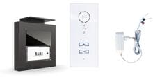 M-E Vistadoor ADV-10101-AW Audio Türsprechanlagen Set, ALU 1-Familienhaus (AP), anthrazit (41376)