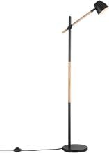 Nordlux Theo Stehlampe, GU10, IP20, 25W, verstellbarer Leuchtenkopf, Höhe 1305mm, schwarz (2112654003)
