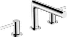 hansgrohe Zesis S 3-Loch Waschtischarmatur 100 mit Zugstangen-Ablaufgarnitur, Messing/Kunststoff, 4 l/min, Chrom, (74733000)