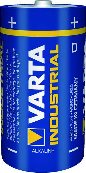 VARTA 4020 Mono Batterie 1,5V 16.500mAh