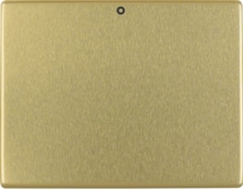 Berker 14240002 Wippe, Arsys, für mehrpolige Schalter mit Aufdruck "0", gold matt, Aluminium eloxiert
