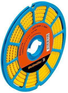 Weidmüller CLI C 1-3 GE/SW 6 CD Leitermarkierer, gelb (1568251520)