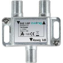 Axing BAB 1-06P 1-fach Abzweiger, 6 dB, 5…1218MHz (BAB00106P)