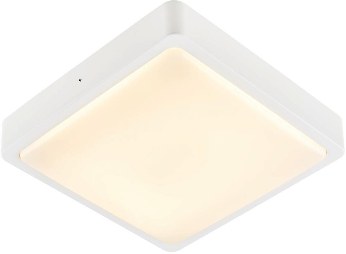 SLV AINOS SQUARE SENSOR, Outdoor LED Wand-/Deckenaufbauleuchte CCT switch 3000/4000K, weiß (1003451)