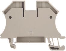Weidmüller WDU 16 N Durchgangs-Reihenklemme, Schraubanschluss, 16 mm², 690V, 76A, dunkelbeige