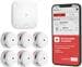 X-Sense FS61 Rauchmelder-Set inkl. XS01-M Vernetzter intelligenter Rauchmelder und 6 Rauchmelder mit SBS50 Basisstation