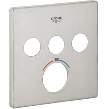 GROHE SmartControl Rosette 49042, eckig, Unterputz, für Thermostat mit 3 Absperrventilen