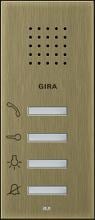 Gira 1250603 Wohnungsstation AP, Türkommunikations-Systeme, Bronze
