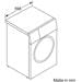 Bosch WGG244F20 9 kg Frontlader Waschmaschine, 60 cm breit, 1400 U/Min, i-DOS, Nachlegefunktion, Water Perfect Plus, weiß