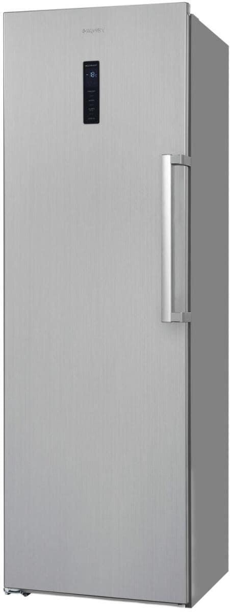 Exquisit GS295-NF-H-040D Gefrierschrank, 60cm breit, 274l, No frost, Ice-Maker, LED-Beleuchtung, inoxlook Elektroshop Wagner