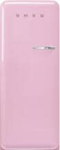 Smeg FAB28LPK6 50"s Style Retro Stand Kühlschrank, 60 cm breit, 270 L, Linksanschlag, cadillac pink