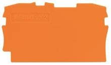 Wago 2002-1292 Abschluss- und Zwischenplatte orange