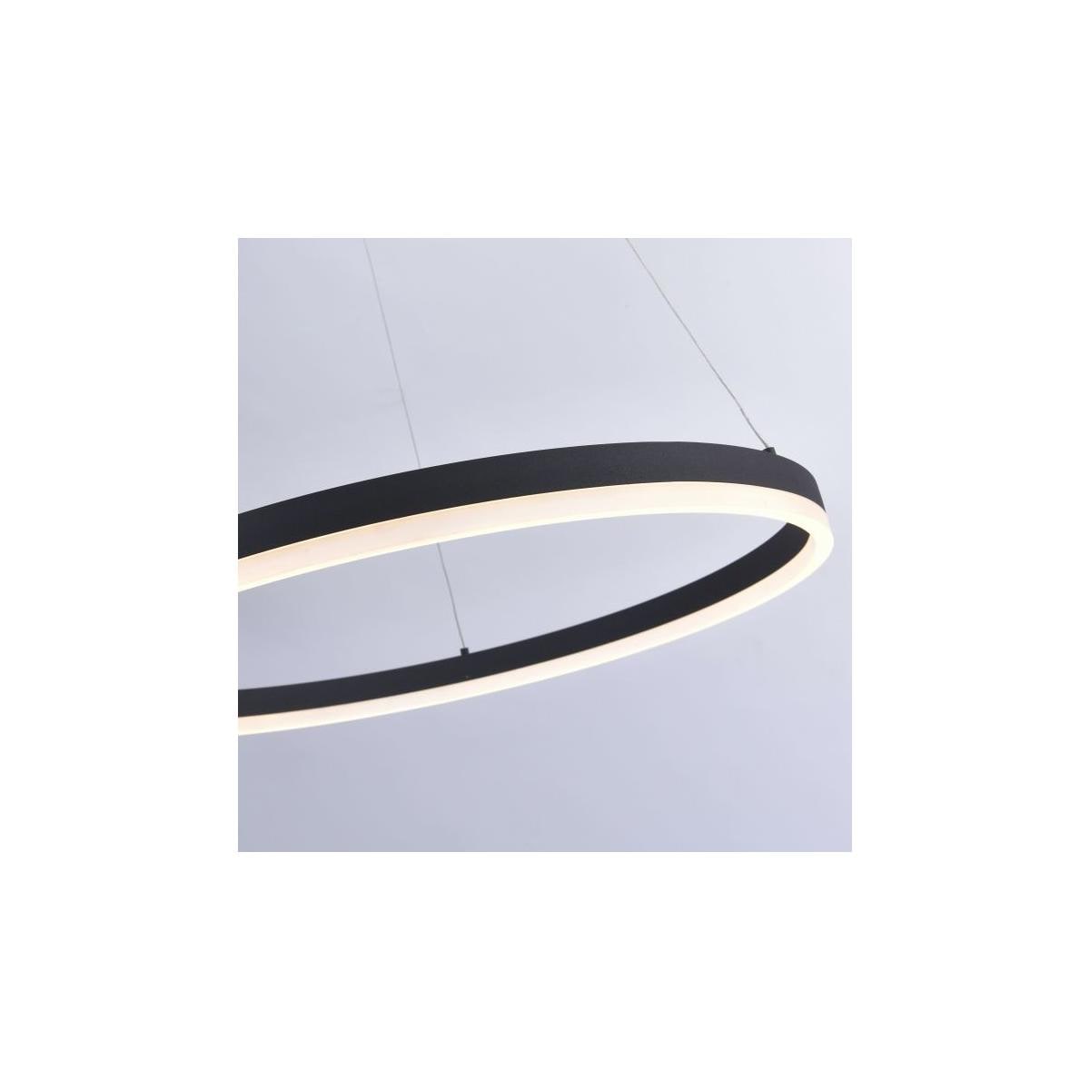 Paul Neuhaus modern, LED Elektroshop Wagner Form, runde anthrazit, Pendelleuchte, Funktion, 5250lm (2382-13) dimmbar, Memory 38W,
